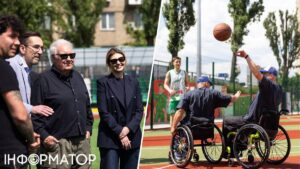 Олена Зеленська й Говард Баффет завітали до юних вихованців київського ФК Локомотив