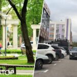 Паркування у два ряди – біля Центрального парку в Ірпені через брак паркомісць утворився хаос