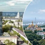 У Києві арештували будмайданчик навпроти Лаври, де хочуть звести 80-метрове одоробло