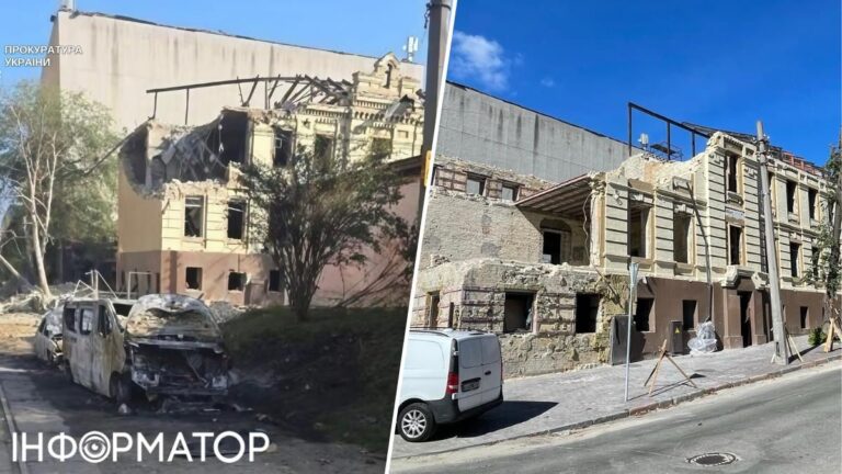 На Лук’янівці розбирають будівлю Поліційної дільниці, зруйнованої балістикою в липні